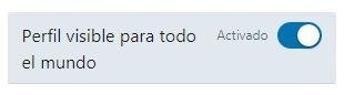 Engagement en LinkedIn - Editar visibilidad perfil visible para todo el mundo